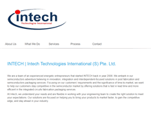 Tablet Screenshot of intech-technologies.com